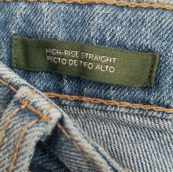 NWT Wild Fable High Rise Straight Distressed Jeans Size 16 - Picture 8 of 10